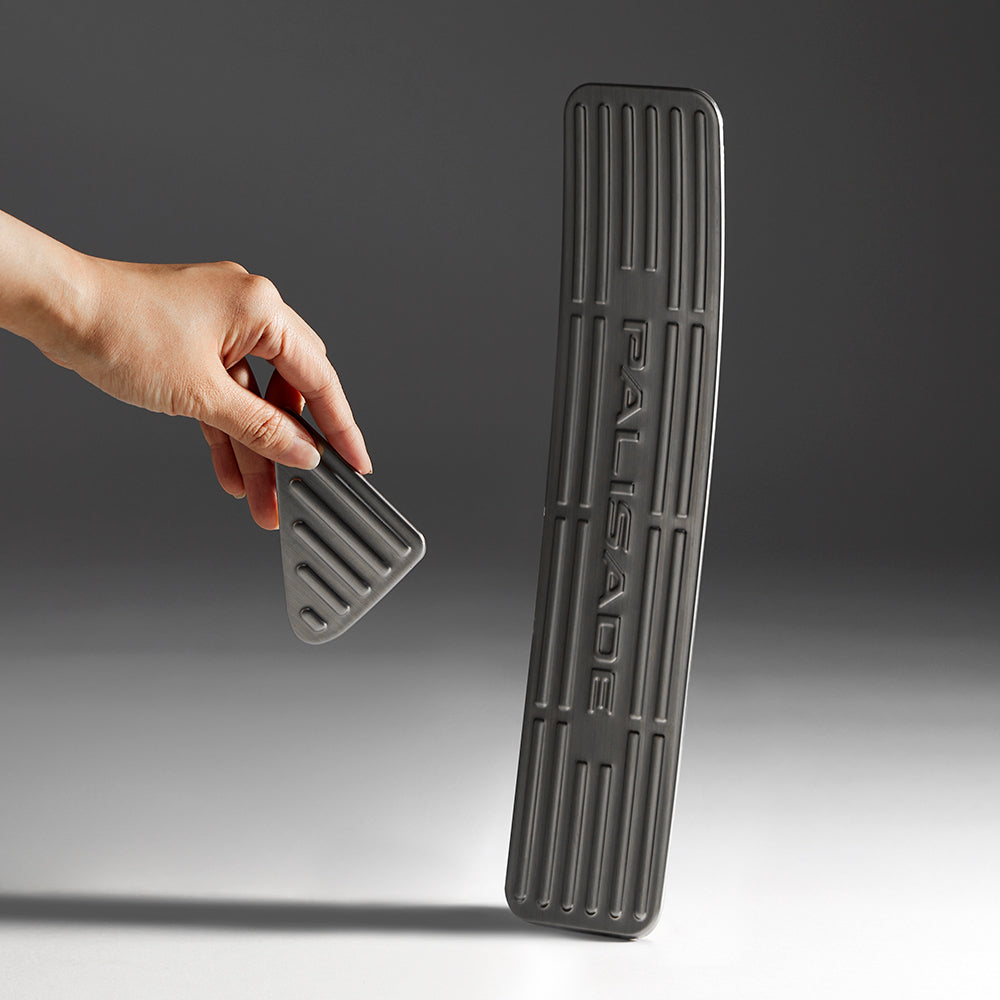2026 New Palisade LX3 Custom Accessories – Stainless Steel Door Sill Covers
