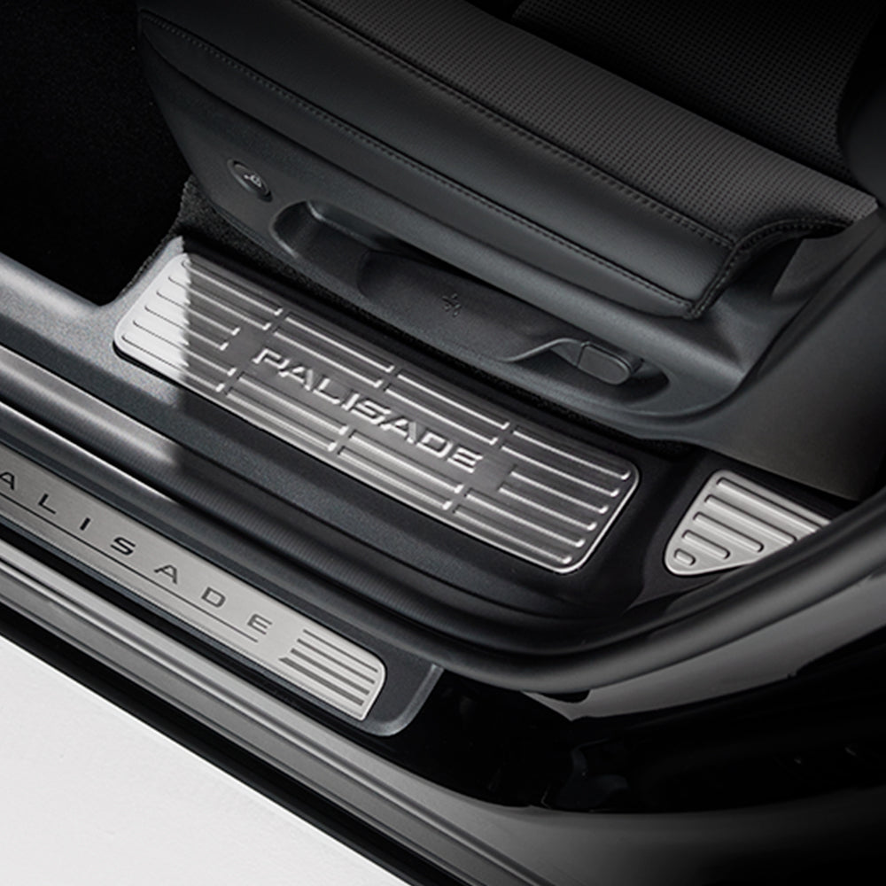 2026 New Palisade LX3 Custom Accessories – Stainless Steel Door Sill Covers