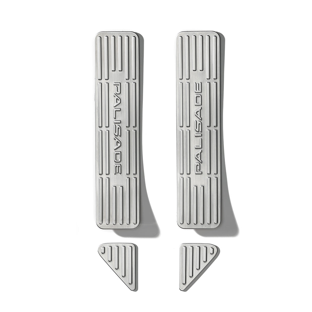 2026 New Palisade LX3 Custom Accessories – Stainless Steel Door Sill Covers